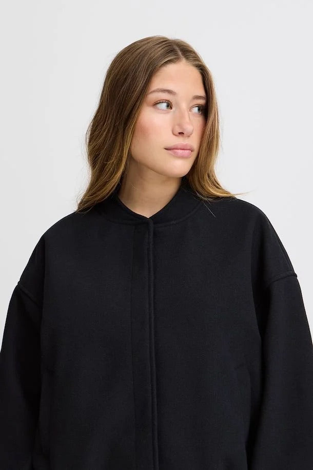 ICHI Janet Bomber Jacket - Navy