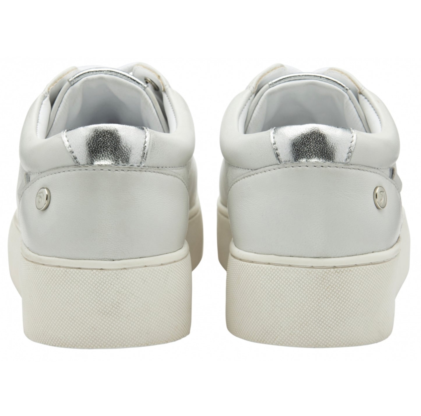 *NEW* Ravel White Leather Solon Lace-Up Trainers