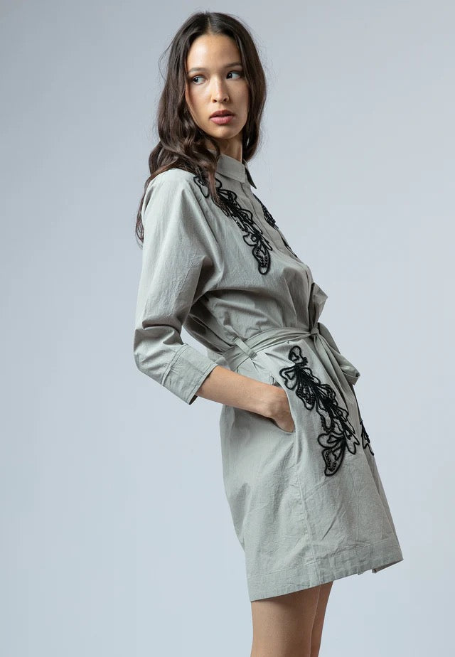Religion Sophie Shirt Dress - Dune