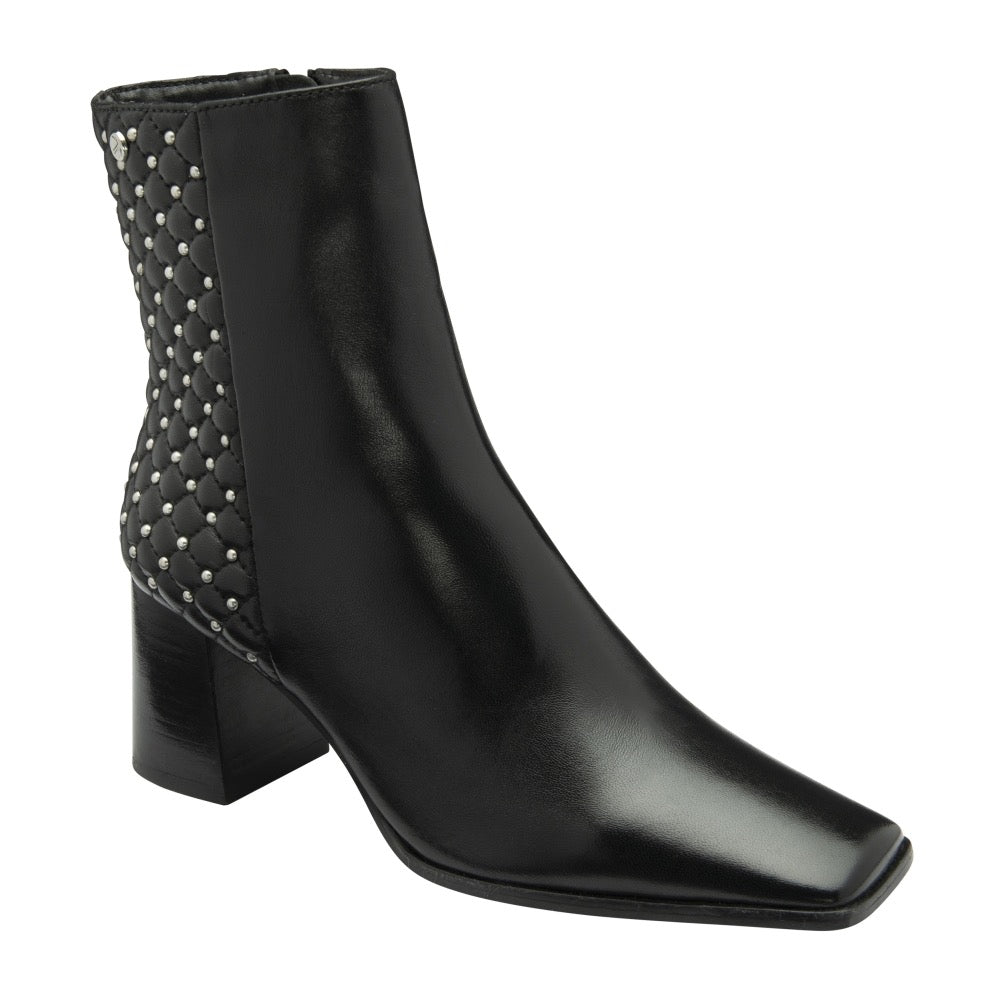 Ravel Bann Block Heel Leather - Black