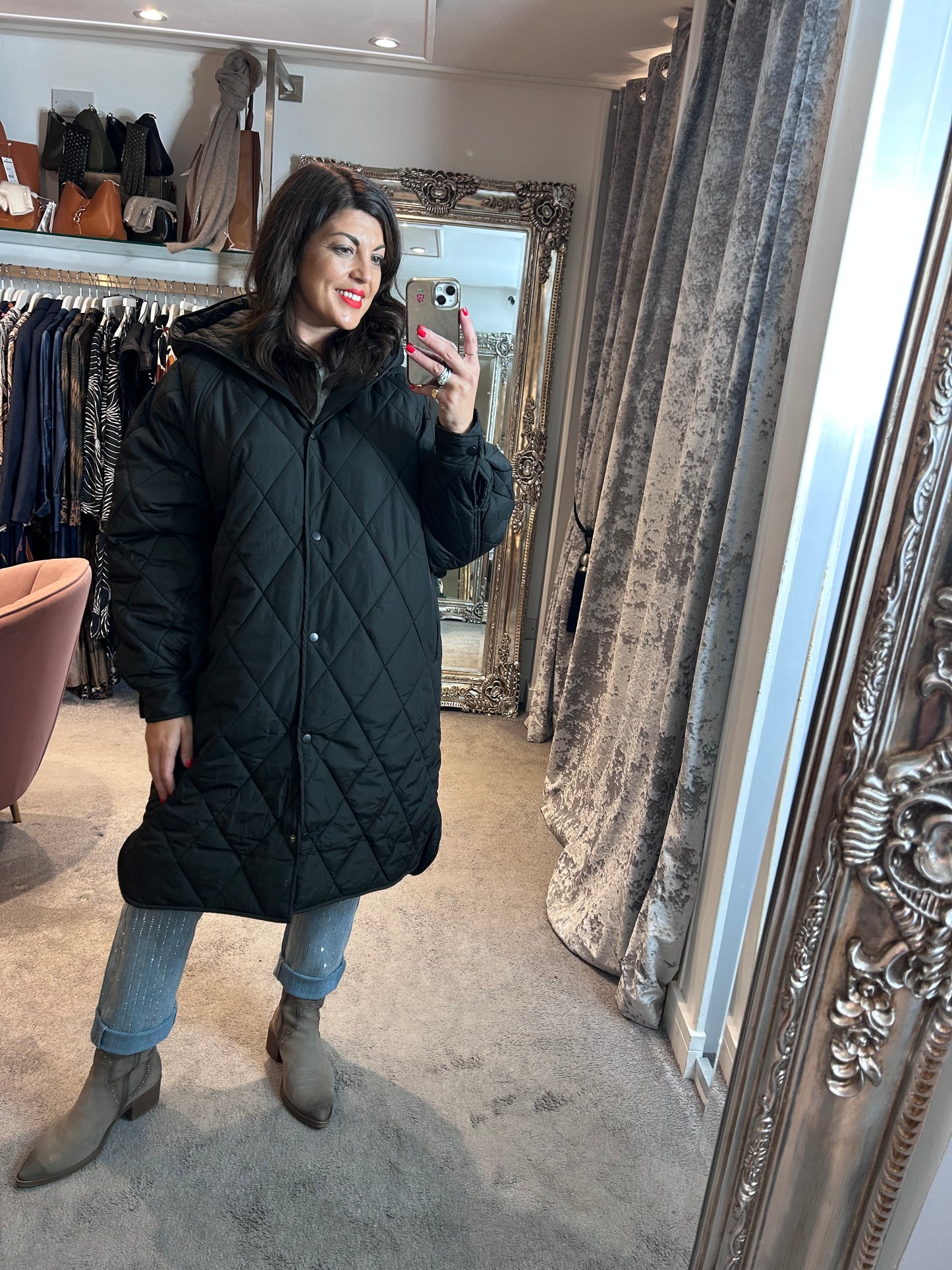 ICHI Hansa Coat Black