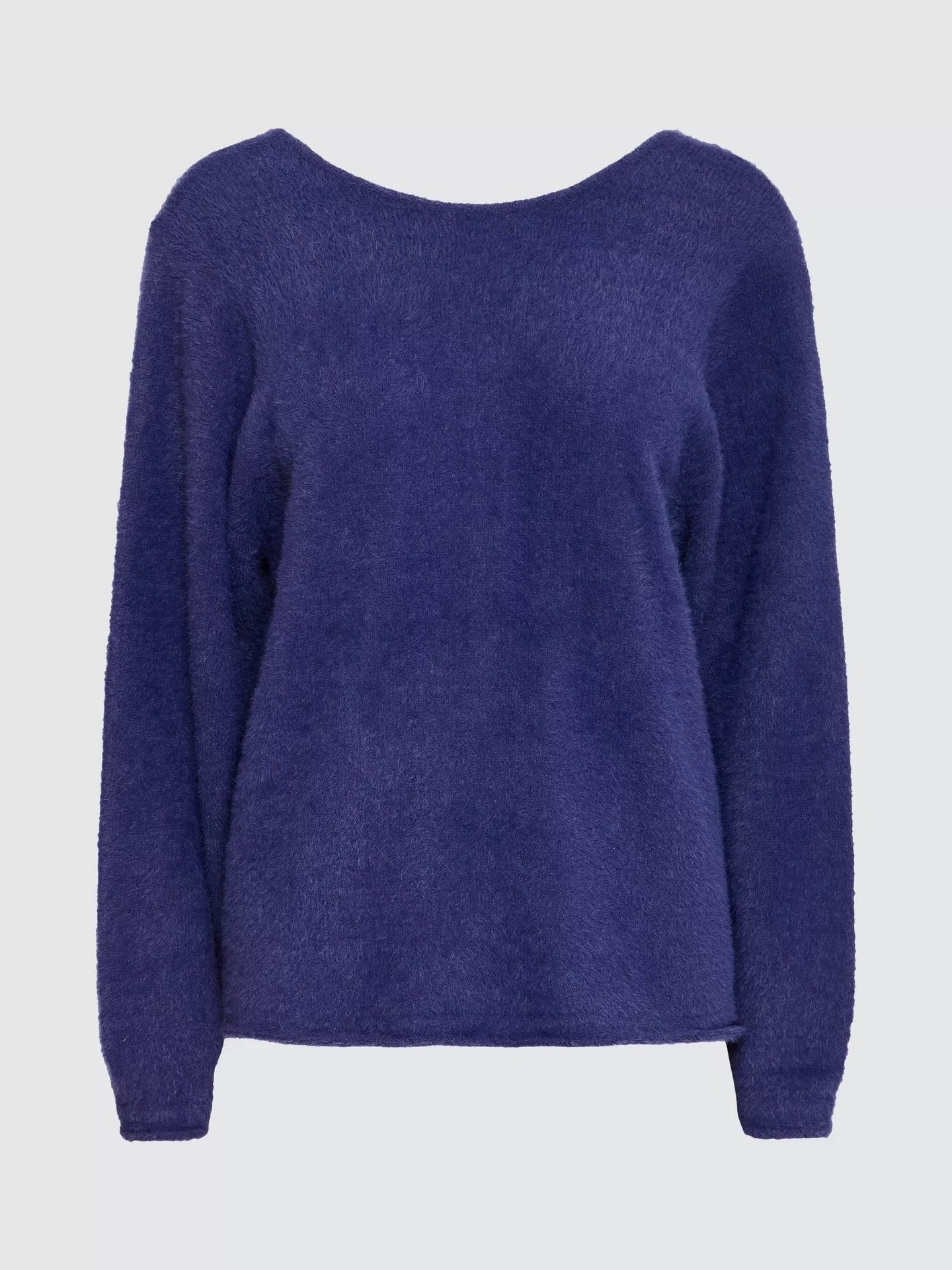 ICHI Bergie Long Sleeve Jumper - Blue