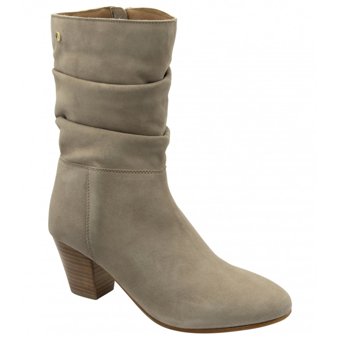 Ravel Taupe Suede Gana Mid-Calf Boots