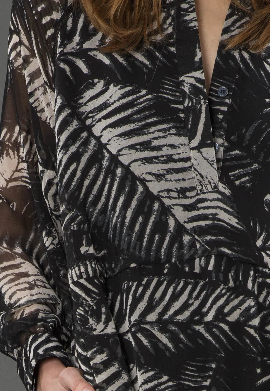 Religion Zoe Dress Vamp Black & White