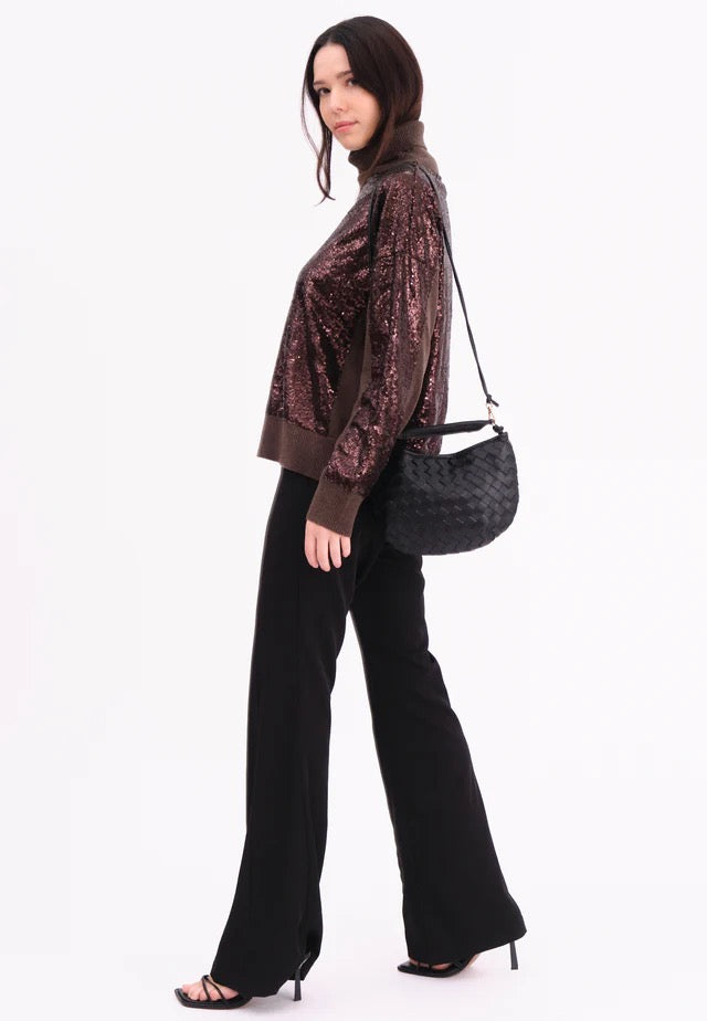 Religion Hailey Turtleneck Jumper - Brown