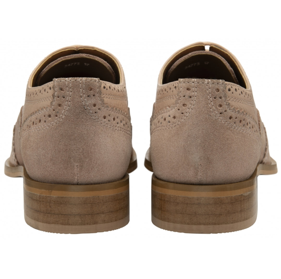 Ravel Pink Leather & Suede Oxton Brogues