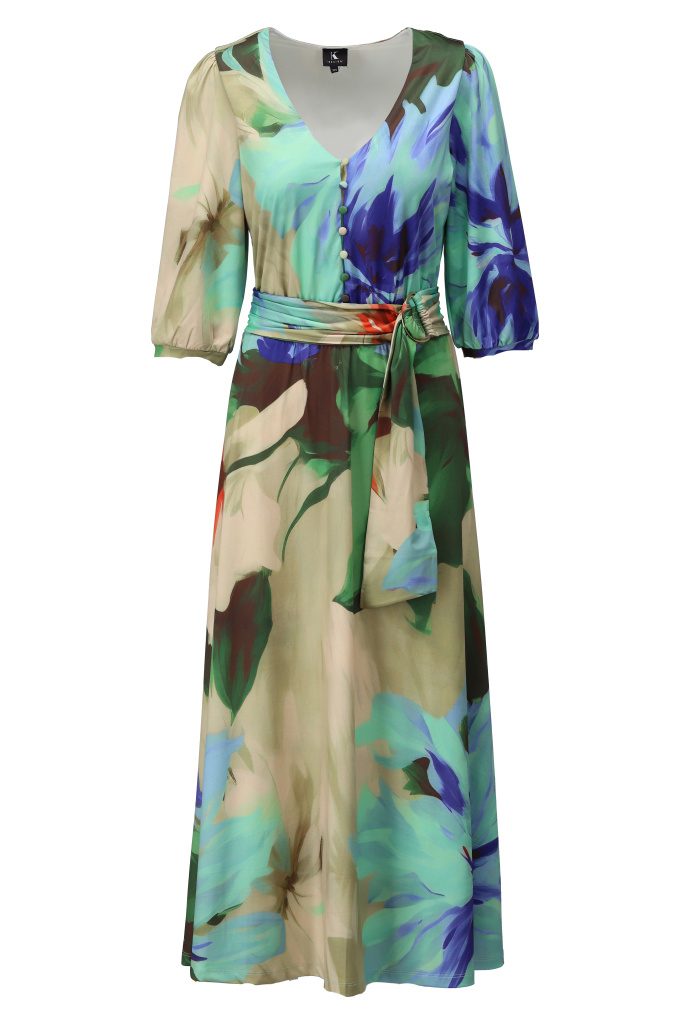 K-Design Lux Floral Print Dress