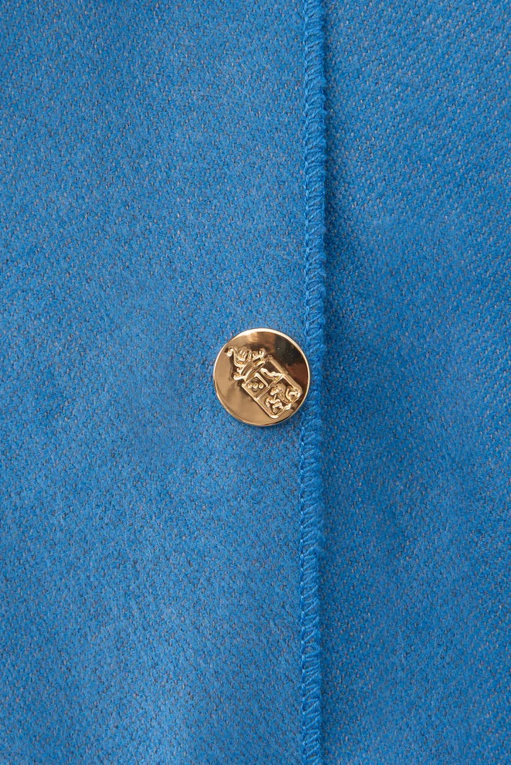 Franchetti Bond Gisellina Button Poncho - Denim