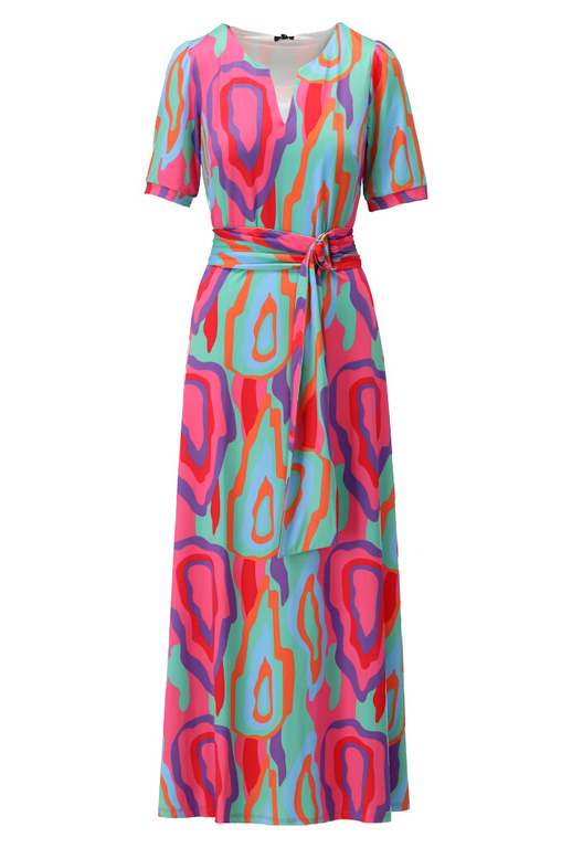 K-Design Short Sleeve Maxi Dress