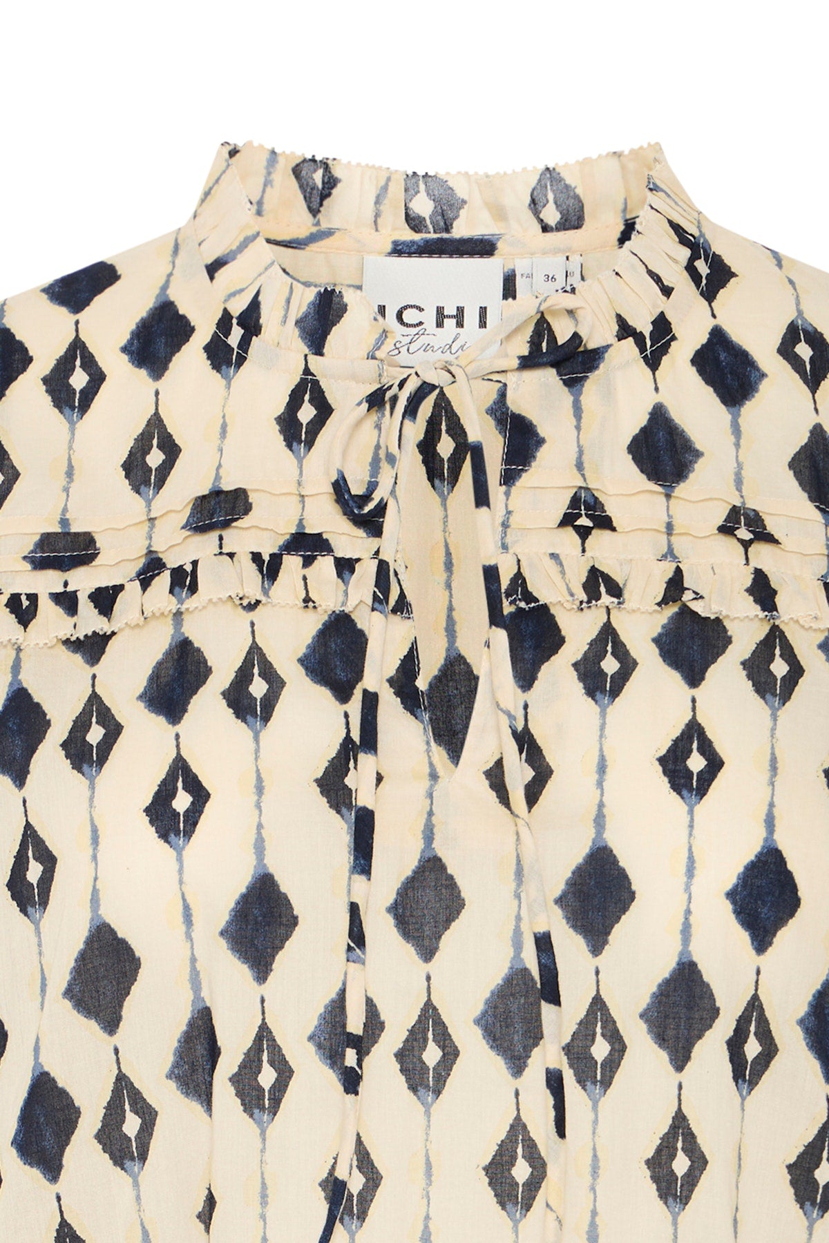 ICHI Emmeretta Short Sleeve Blouse