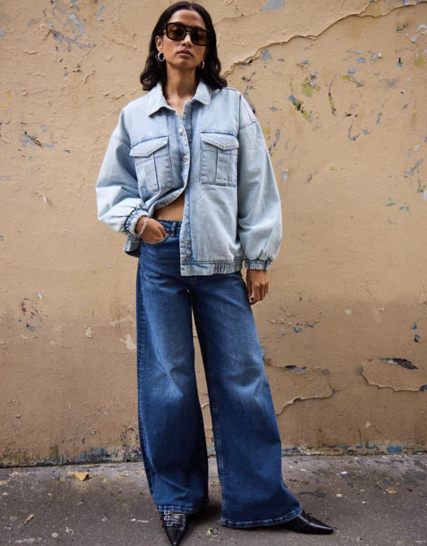 ICHI Twiggy Wide Fit Jeans