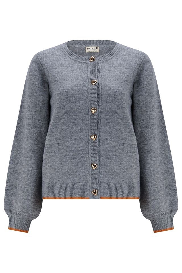 Sugarhill Brighton Glinda Cardigan - Grey Marl