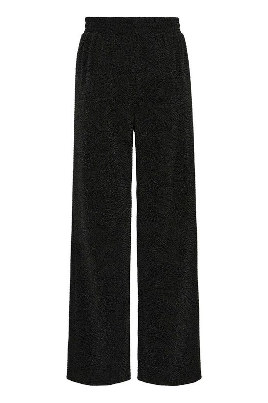 ICHI Nareen Shimmer Trouser - Black