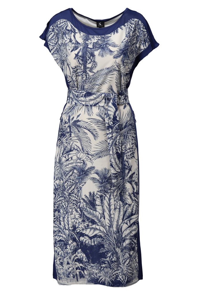 K-Design Palm Print Tunic Dress