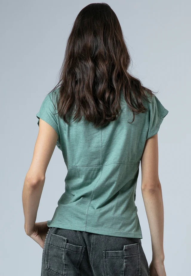 Religion Time T-Shirt - Granite Green