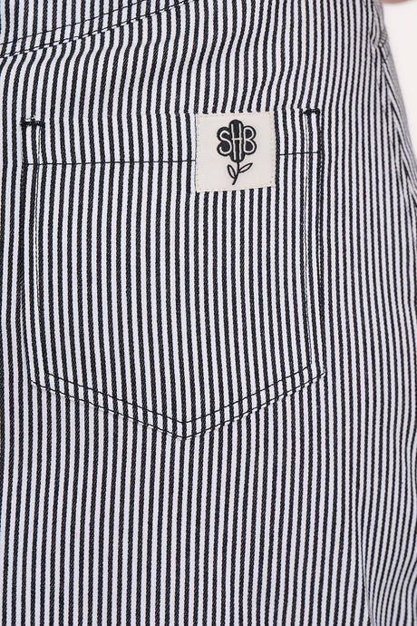 Sugarhill Brighton Alice Mini Skirt - Monochrome Stripe