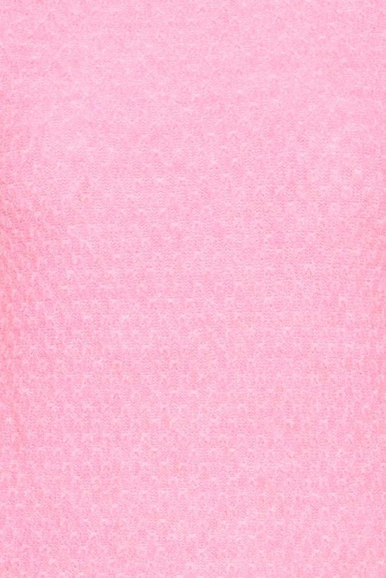 ICHI Baila Short Sleeve Knit - Pink Lady