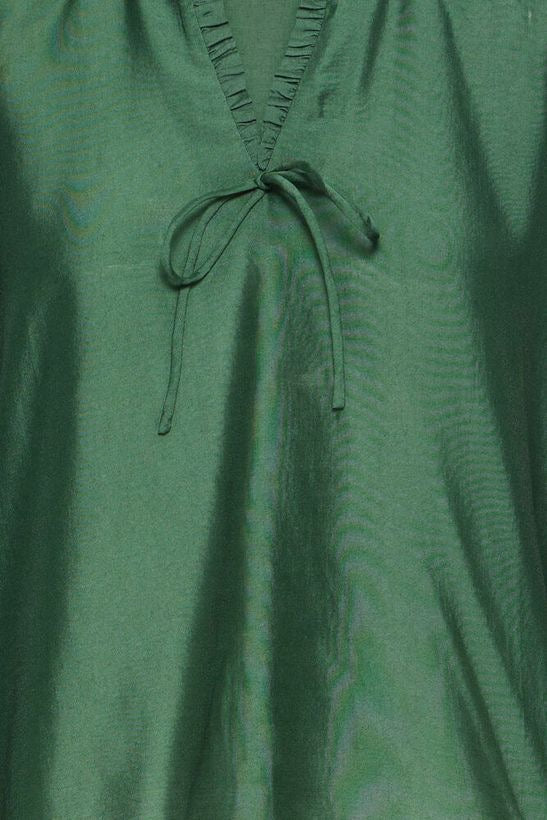 ICHI Karlani Blouse - Riffle Green