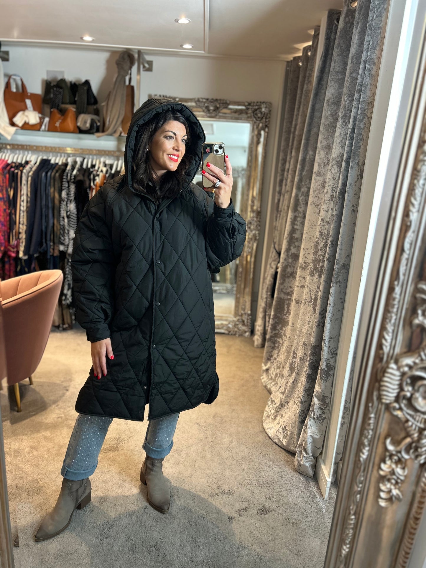 ICHI Hansa Coat Black