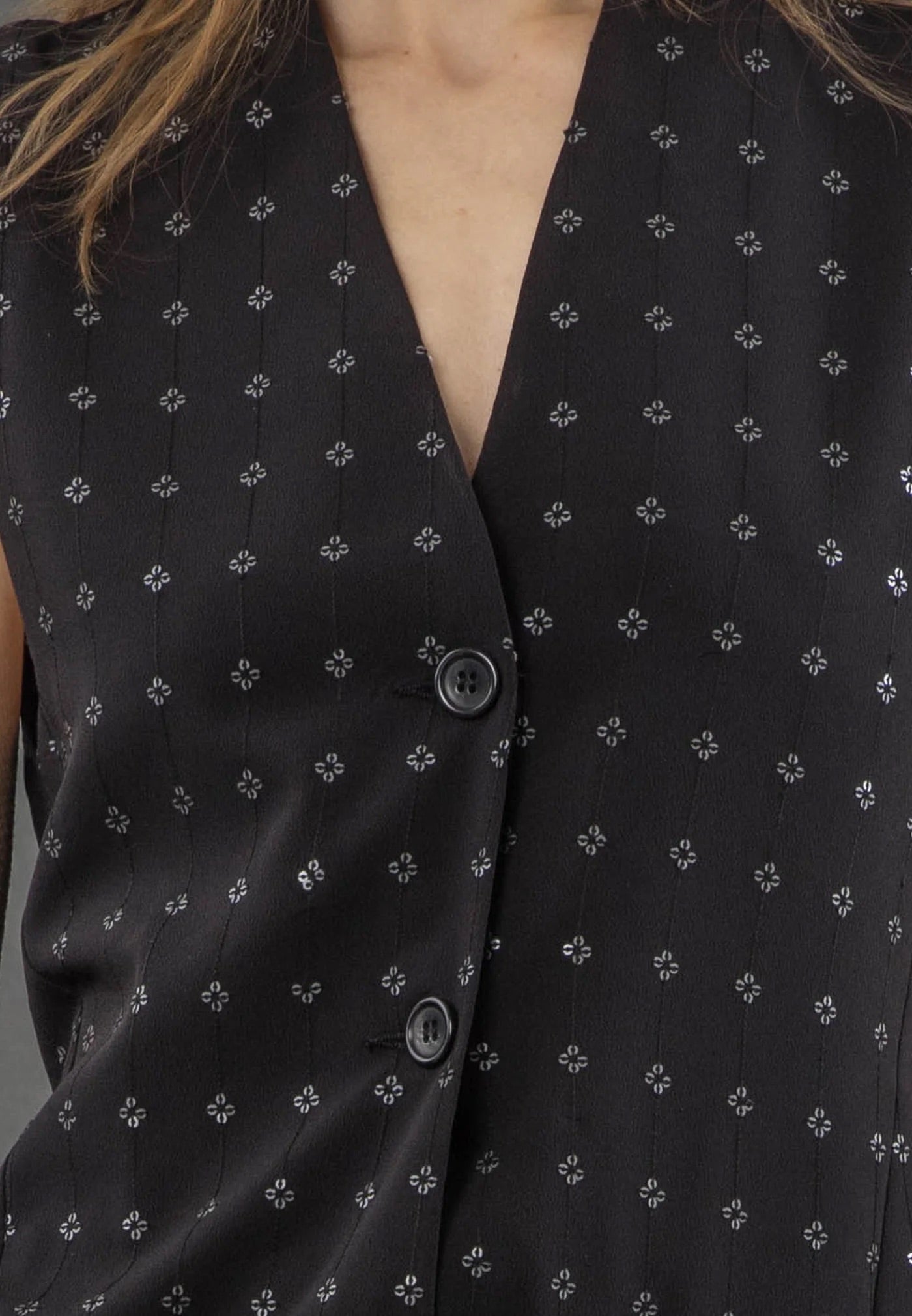 Religion Fleet Waistcoat Black