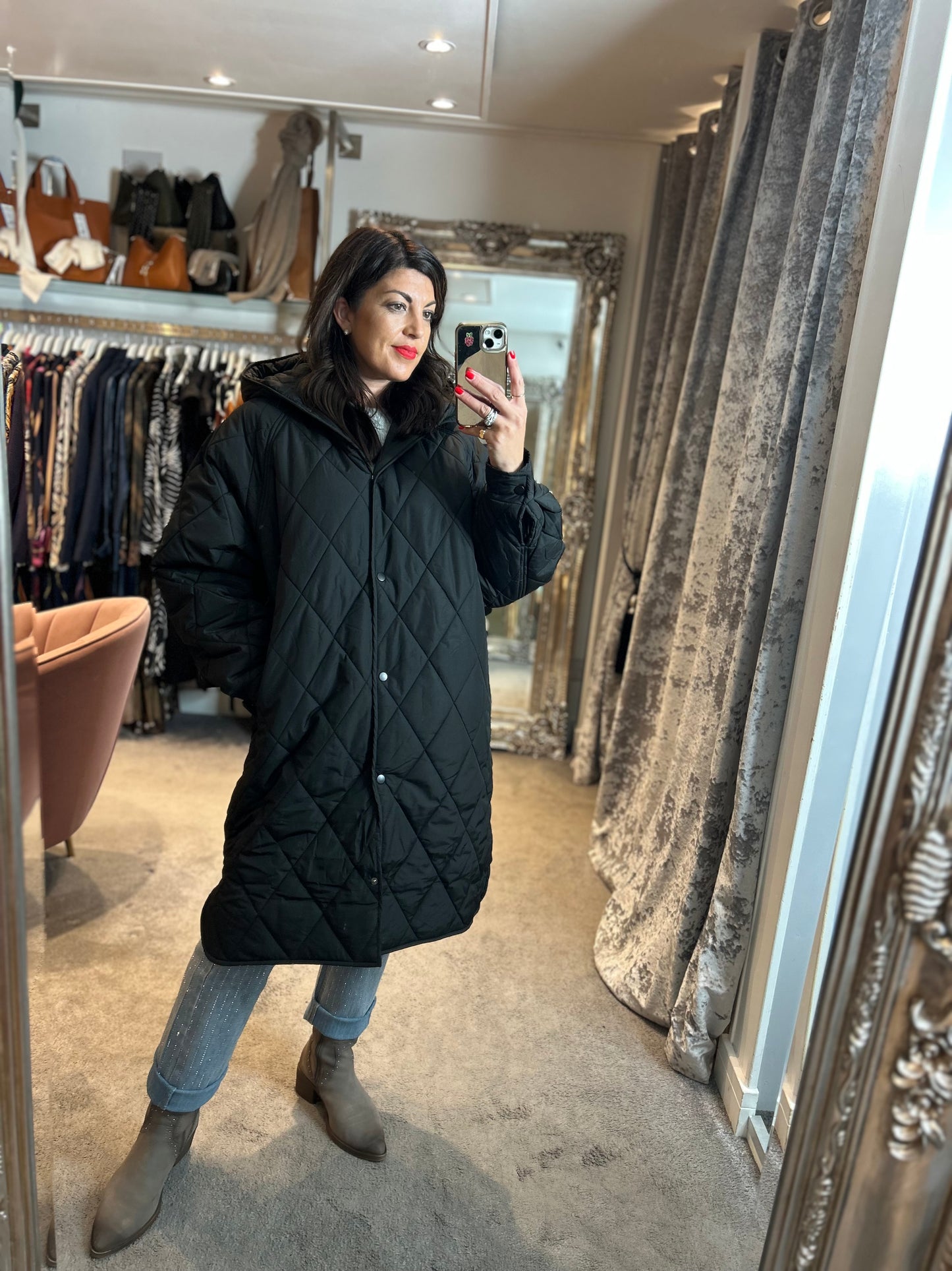 ICHI Hansa Coat Black