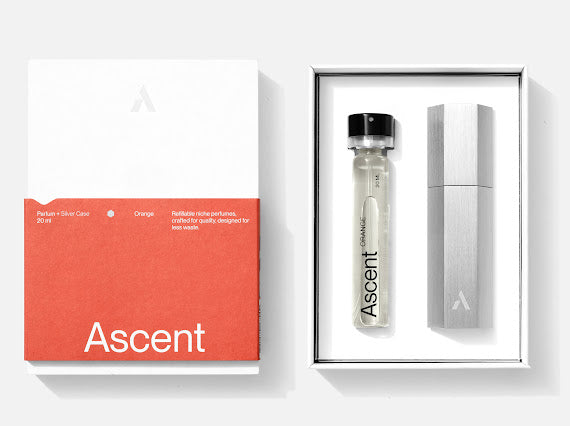 Ascent Starter Pack Case with Perfume - Orange