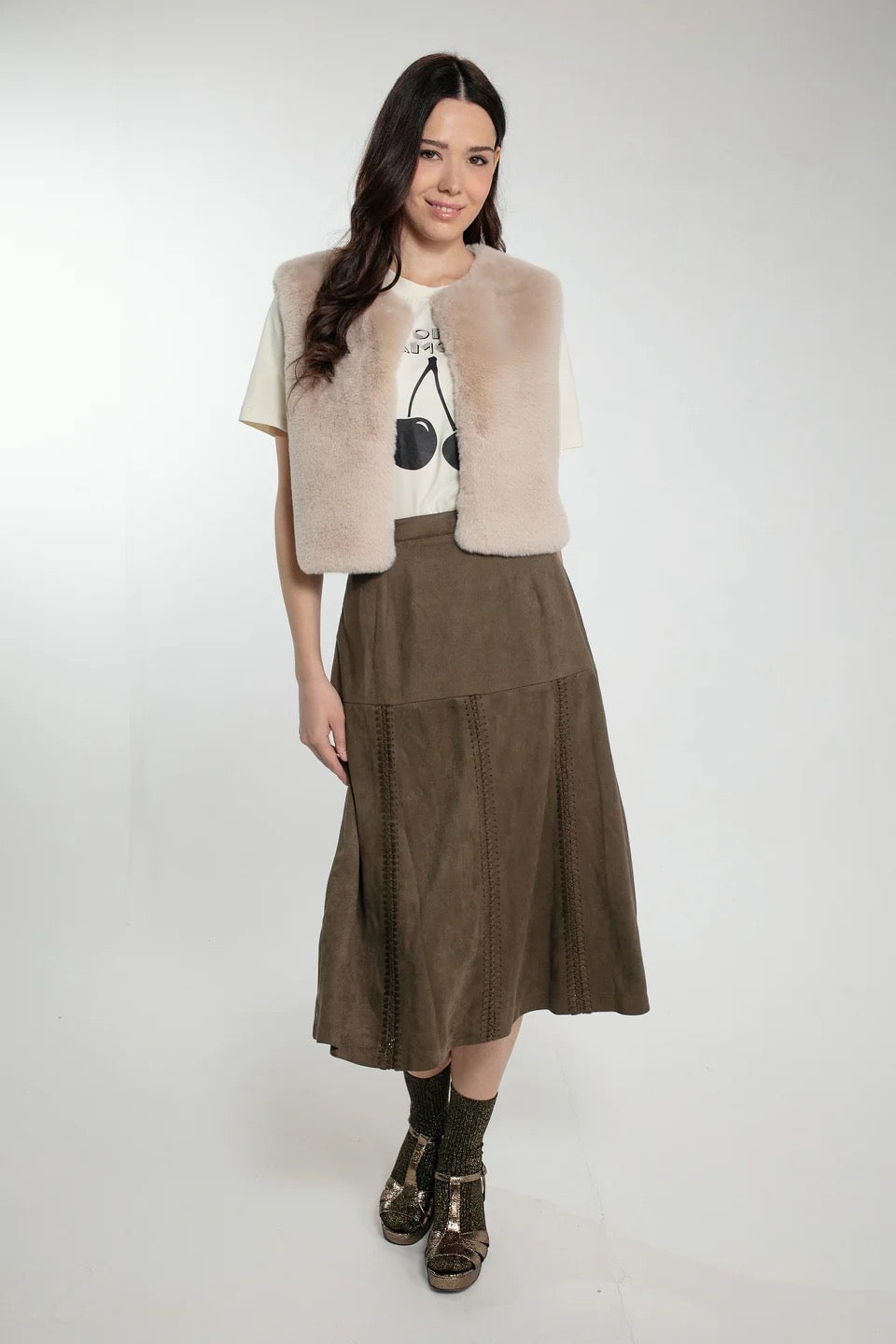 Nooki Elisa Skirt Khaki