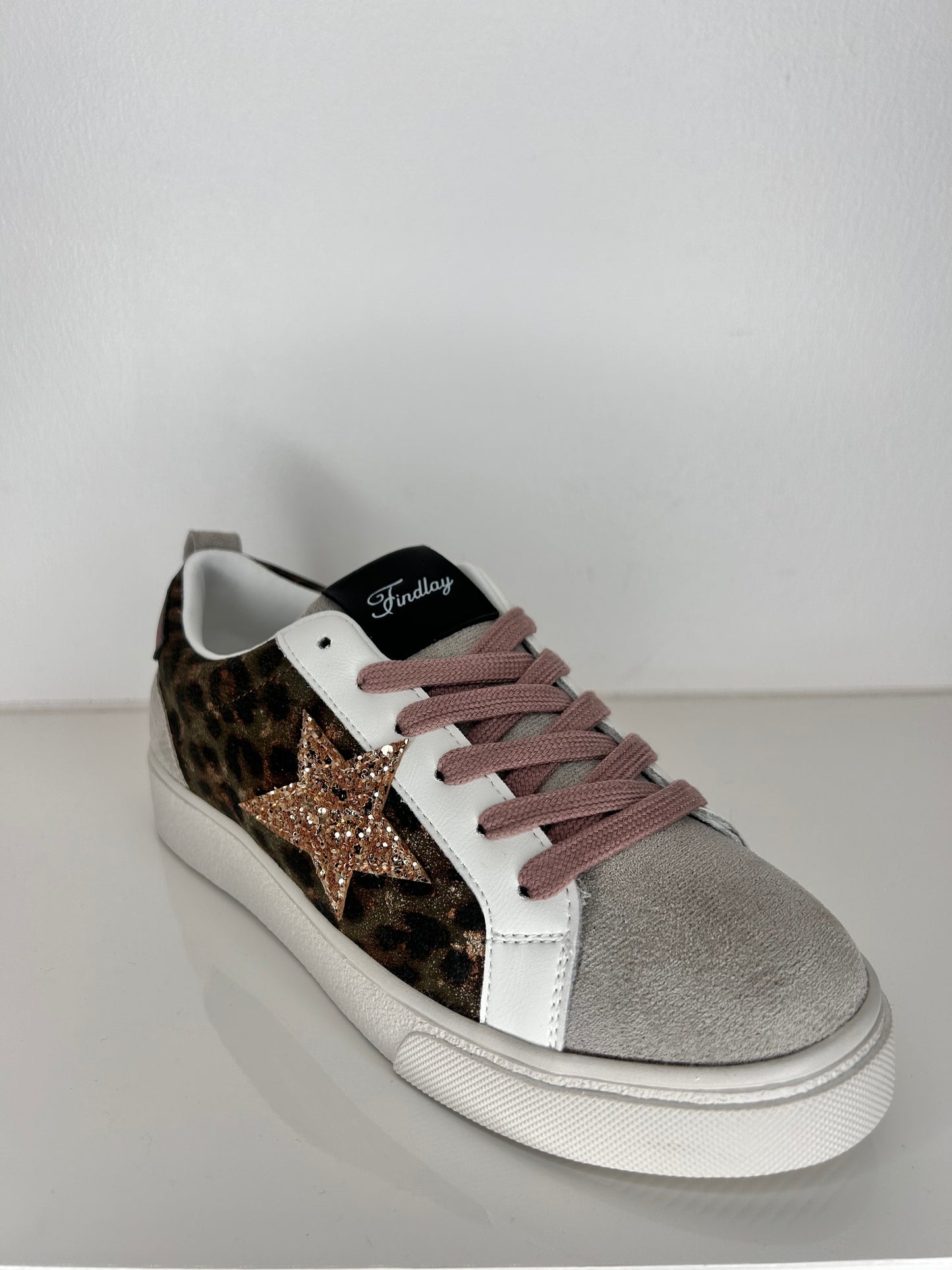 Findlay Star Trainer - Leopard Print