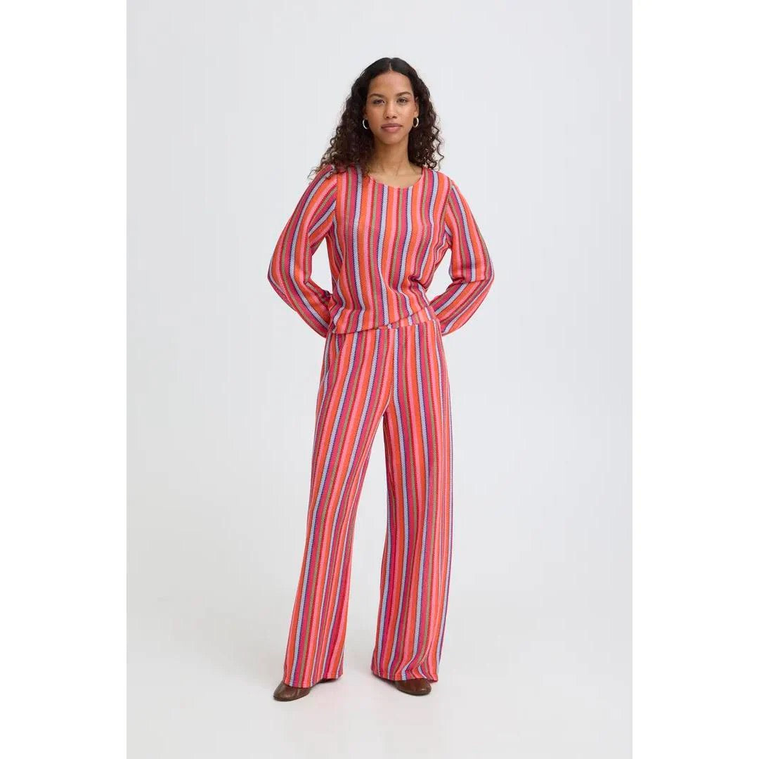 ICHI Libella Trousers - Multi