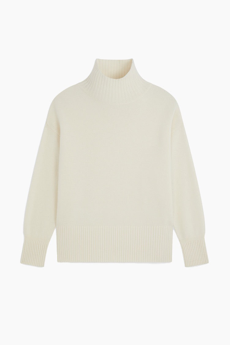 Suncoo Paris Turtleneck Jumper - Blanc