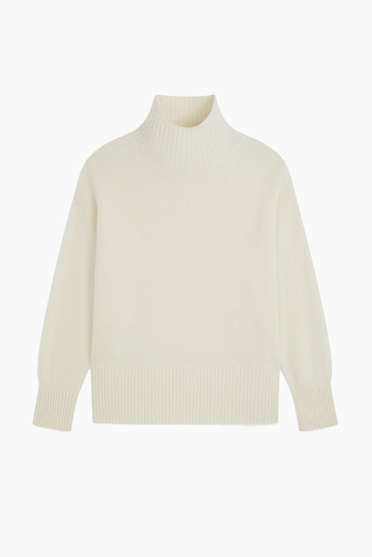 Suncoo Paris Turtleneck Jumper - Blanc