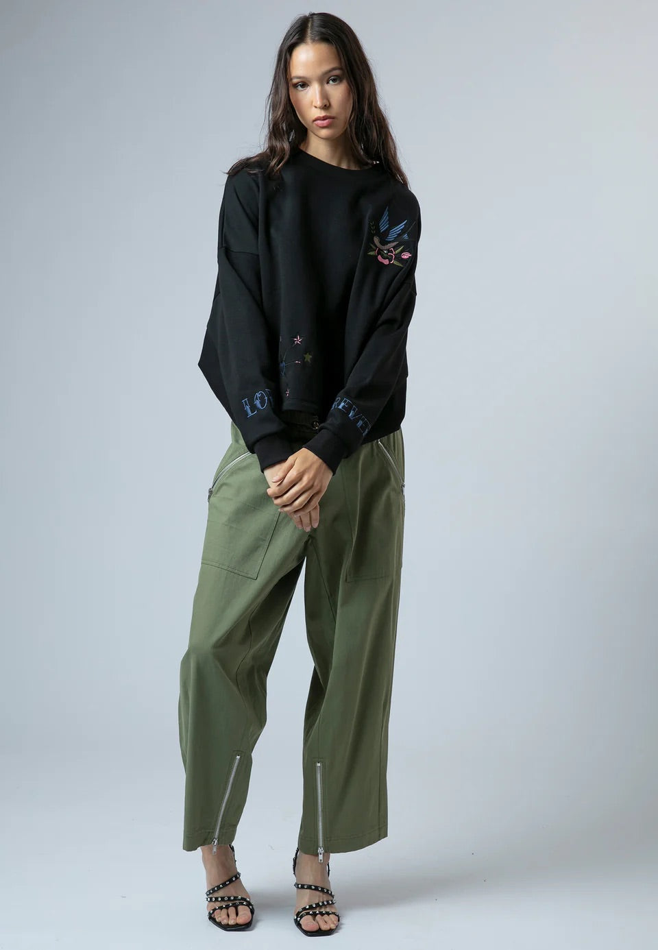 Religion Love Sweater - Black/Multi