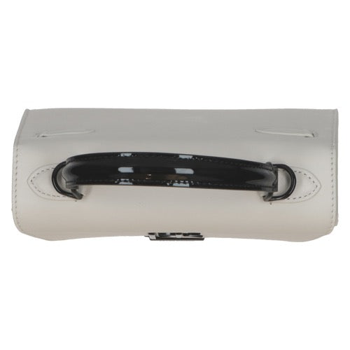 Peter Kaiser Leather Tote Bag - Off White/Black