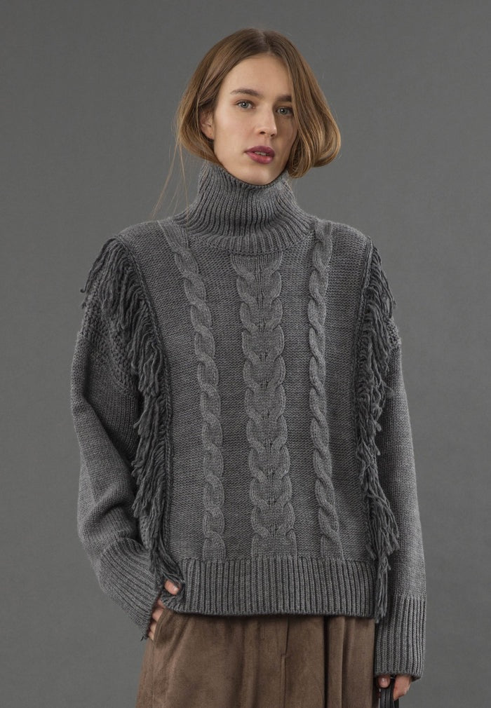 Religion Jamie Jumper - Charcoal