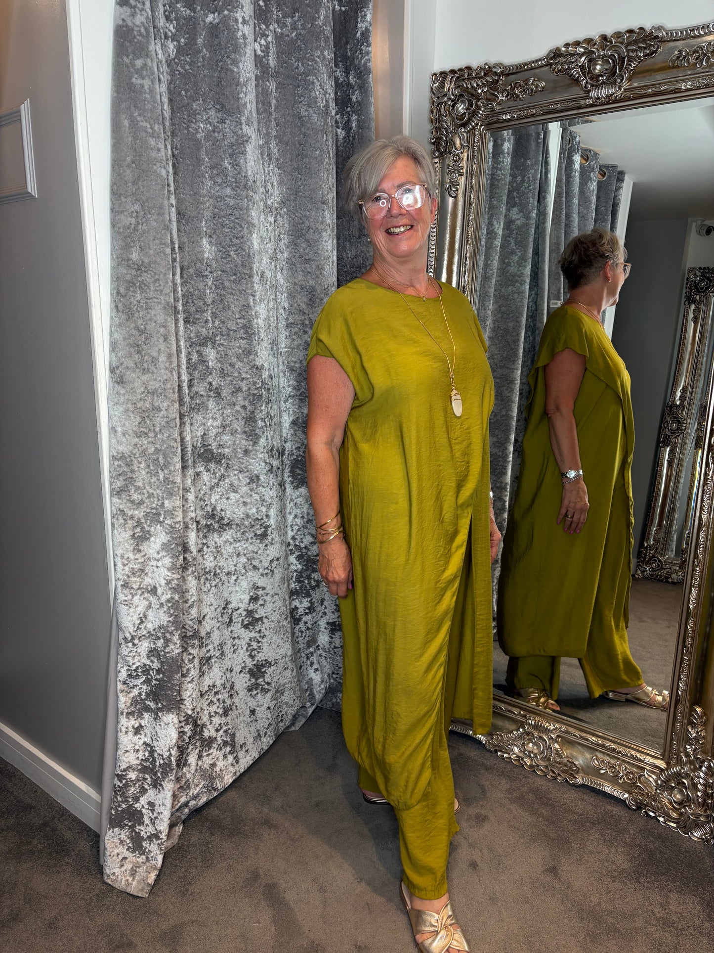 Studio Tunic Co-ord Set - Pistachio