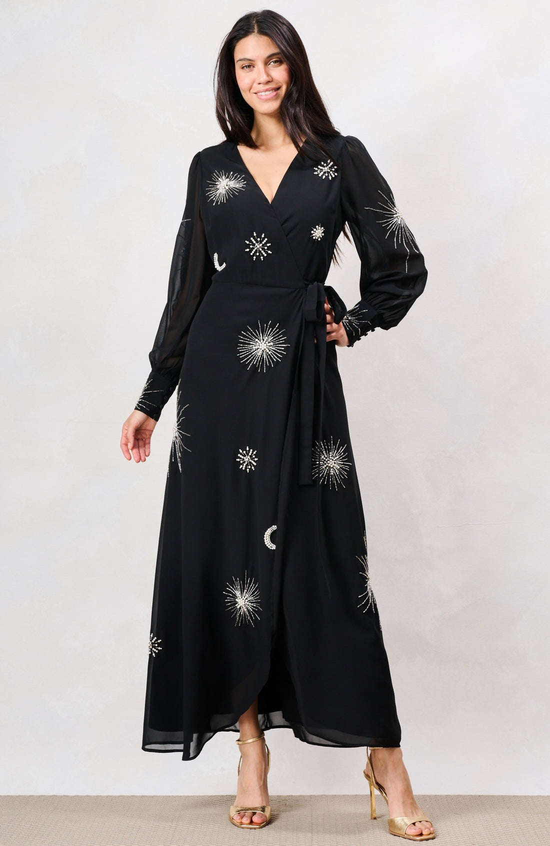 Hope & Ivy The Marlo Dress - Black