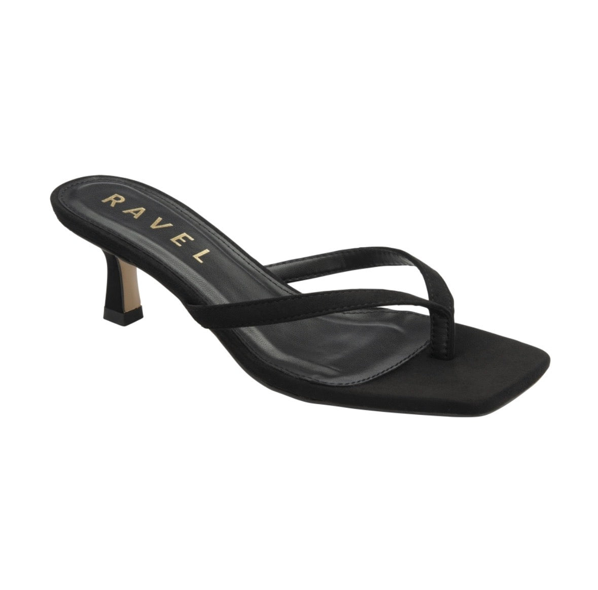 Ravel Craster Toe Post Sandal - Black