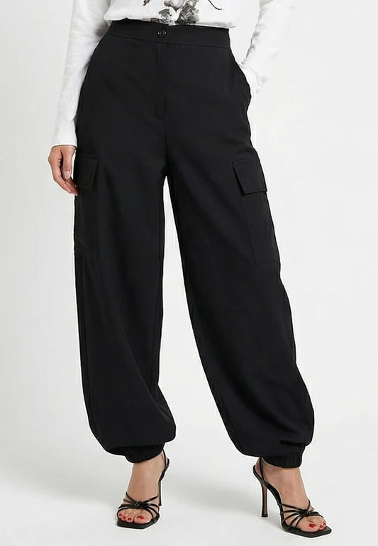 Religion Ballon Utility Trouser - Black