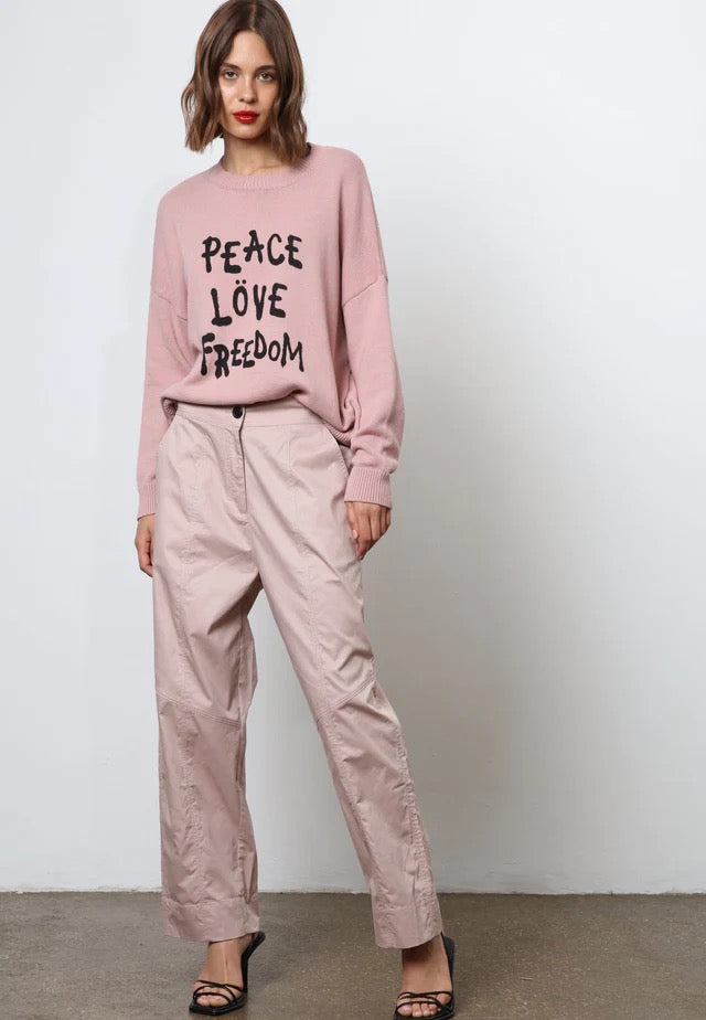 Religion Peace Jumper Dusky Pink