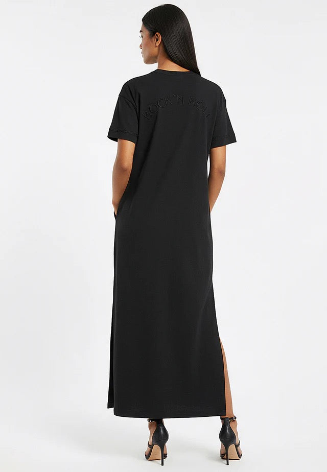 Religion T-Shirt Summer Dress - Black