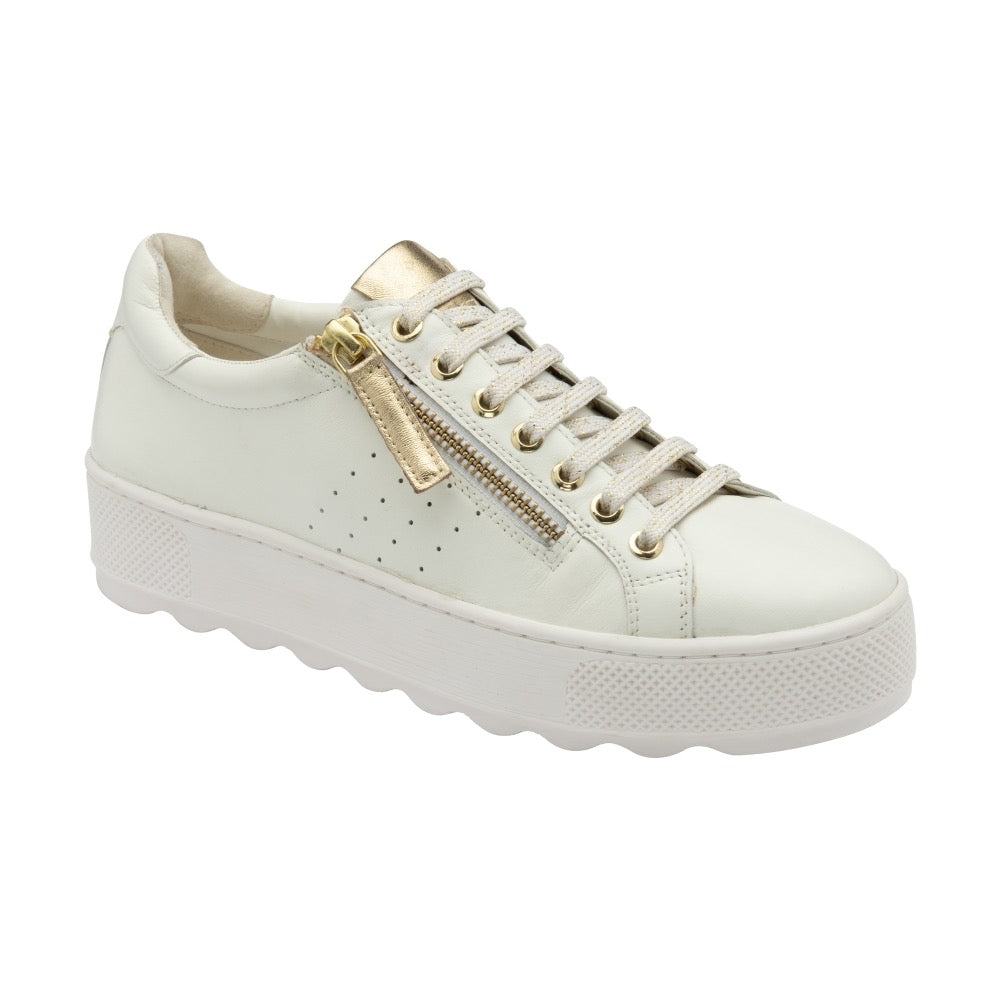 Ravel Calton Leather Trainer White