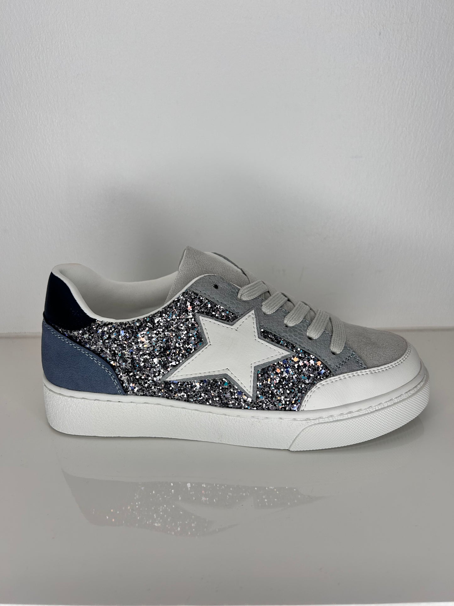 Findlay Star Trainer - Navy Sparkle/White Star