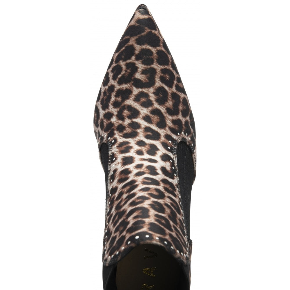 Ravel Polla Heeled Ankle Boot - Leopard