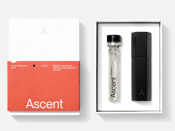Ascent Starter Pack Case with Perfume - Orange