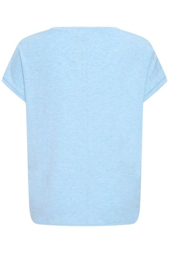 ICHI Rebel Cotton T-Shirt – Powder Blue