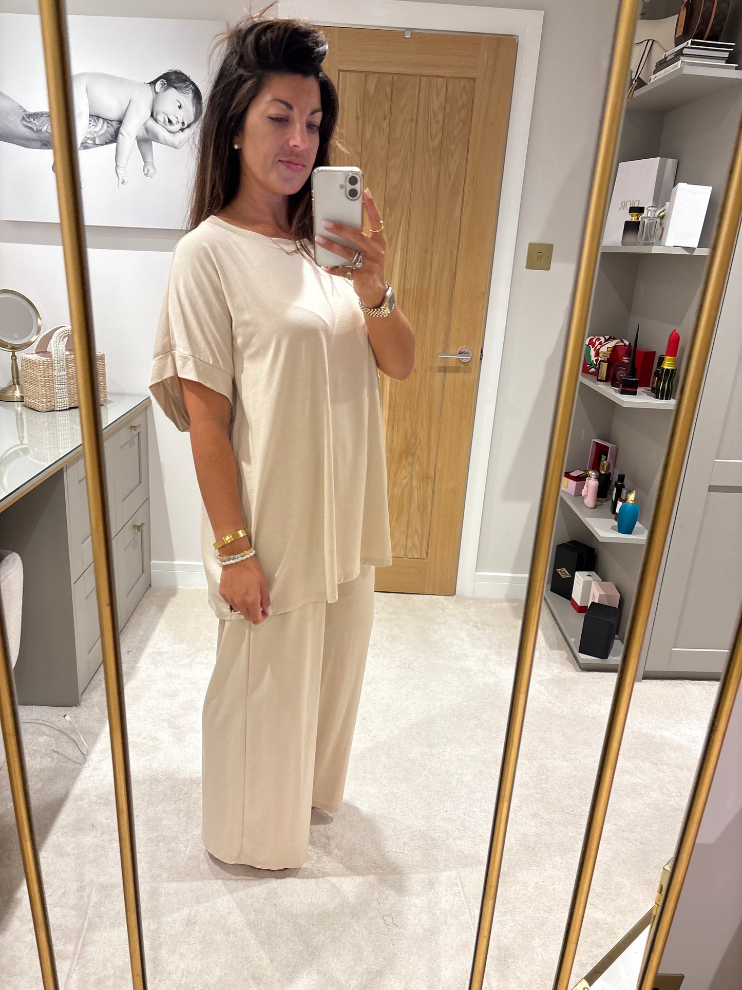 Studio Jersey Lounge Set - Cream