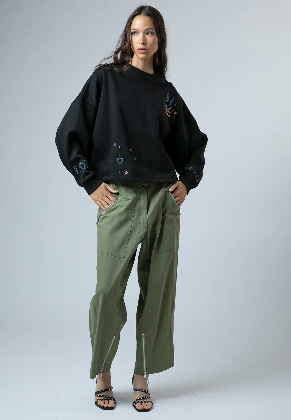 Religion Love Sweater - Black/Multi