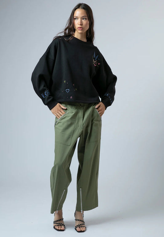 Religion Love Sweater - Black/Multi