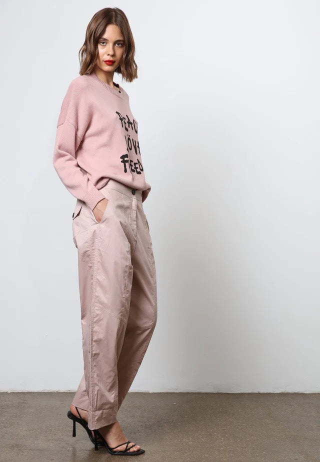 Religion Peace Jumper Dusky Pink