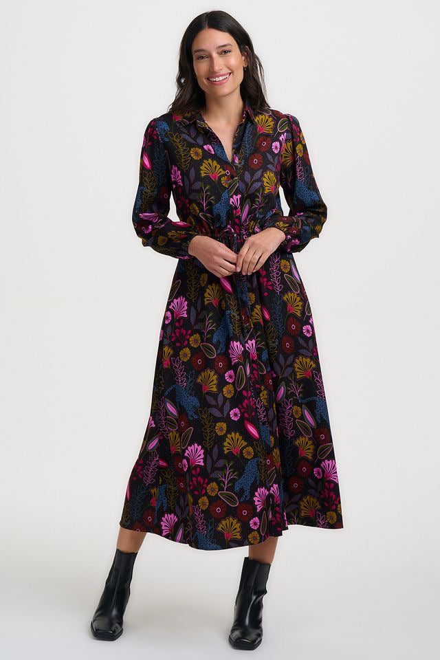 Sugarhill Brighton Dottie Maxi Dress - Black/Multi